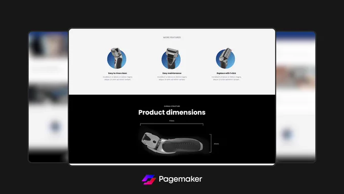 Chloe - Tailwind CSS Feature Module Design for E-commerce Landing Page by Pagemaker
