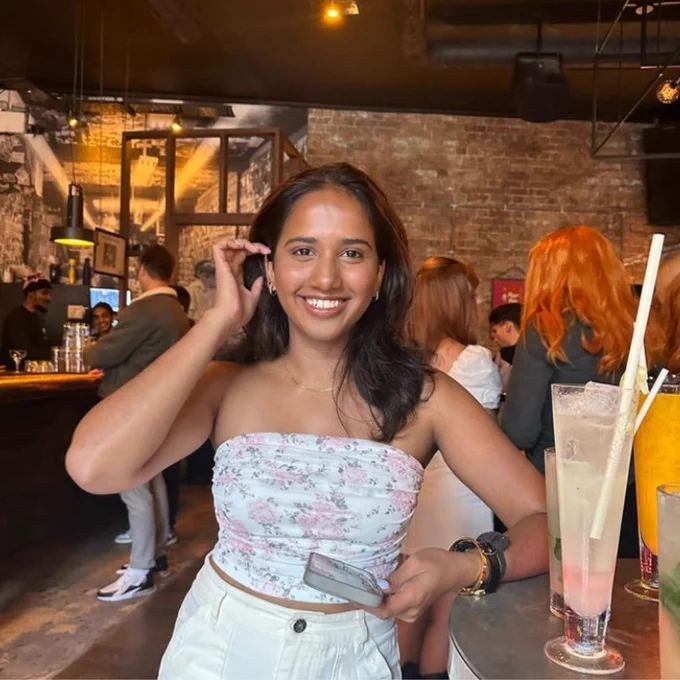 Guest enjoying cocktails and live music at Old St Records, Shoreditch