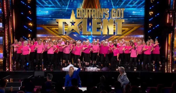 The Midlife Movers team on Britain's Got Talent