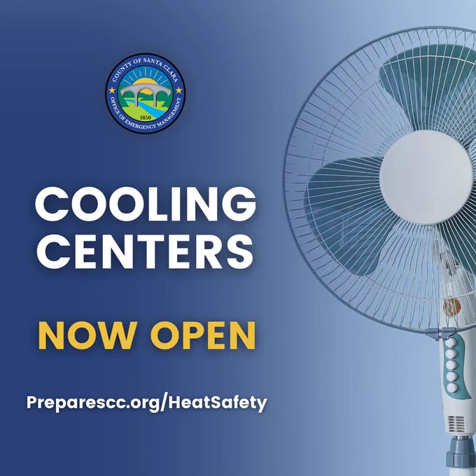 TXT: Need a place to stay cool? Cooling Centers are available throughout Santa Clara County. Visit http://preparescc.org/heatsafety to find a Cooling Center near you!