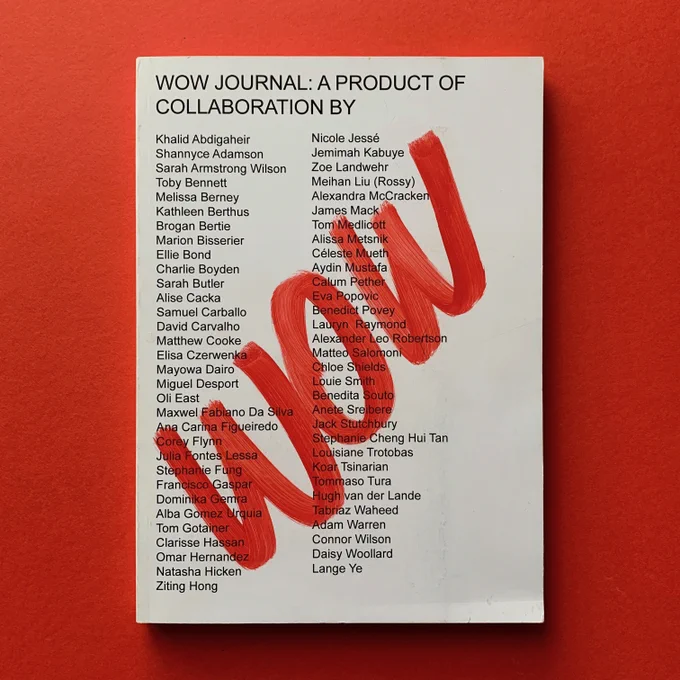 WOW Journal: A Product of Collaboration journal cover. Buy and sell the best communication study books, journals, magazines and posters with The Print Arkive.