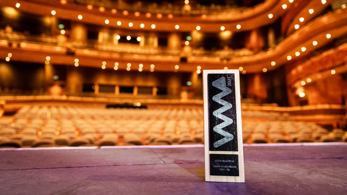 An image of 2023's Welsh Music Prize at the Wales Millennium Centre