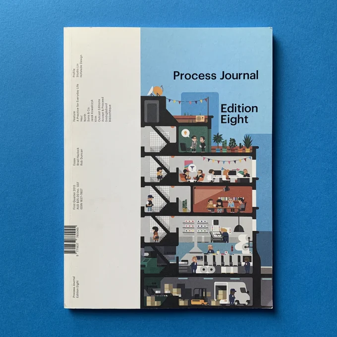 Process Journal: Edition Eight magazine cover. Buy and sell the best print and design books, journals, magazines and posters with The Print Arkive.