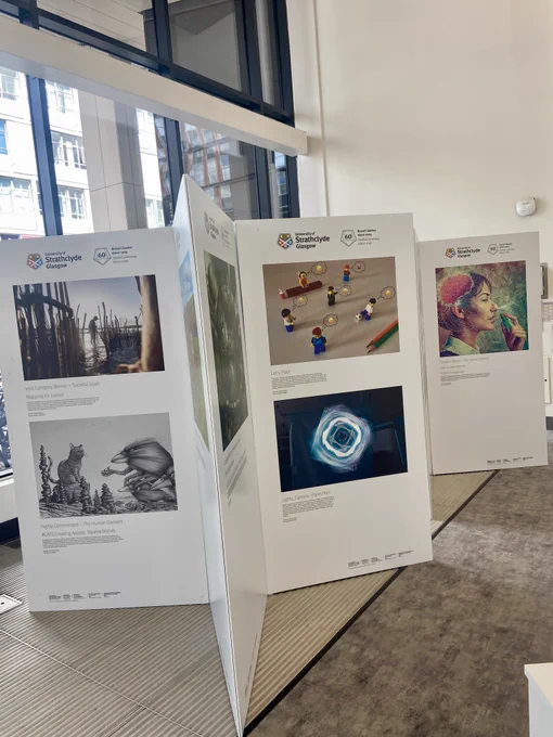 Images of Research Exhibit held in the Technology & Innovation Centre (TIC)