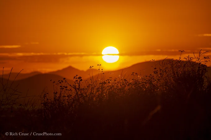 Sunset from Menifee, CA. Much cooler today.