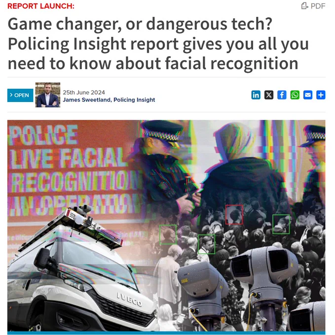 Game changer, or dangerous tech? Policing Insight report gives you all you need to know about facial recognition