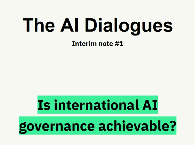 The AI Dialogues. Is international AI governance achievable?
