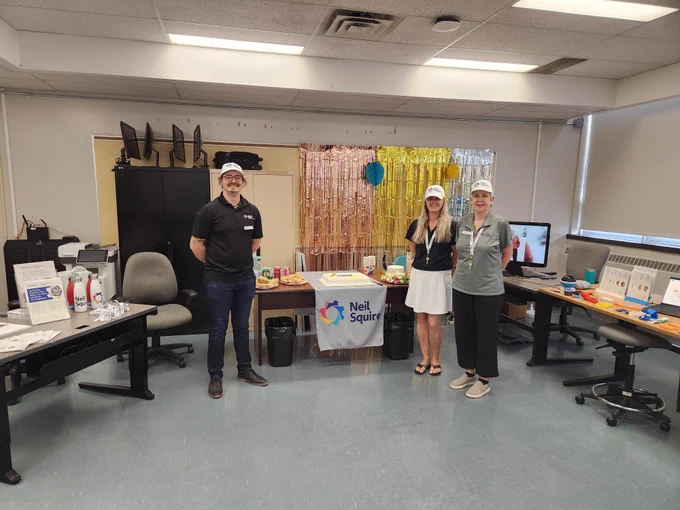 Stephan, Loni, and Cheryl in the Ottawa office.