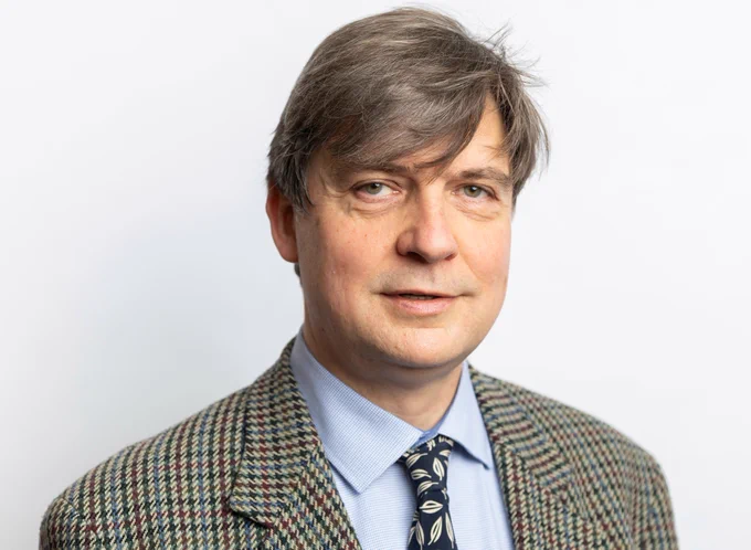 Felix Otto vom Max-Planck-Institut für Mathematik in den Naturwissenschaften in Leipzig bekommt die Cantor-Medaille der Deutschen Mathematiker-Vereinigung (DMV) des Jahres 2024. Fotograf: Sven Döring