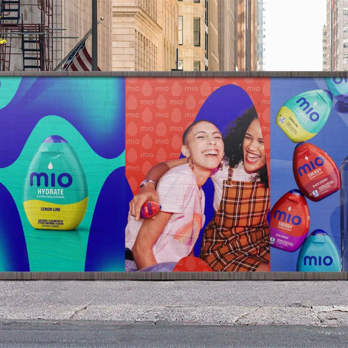 Mio packaging and brand redesign in collaboration with BrandOpus. 