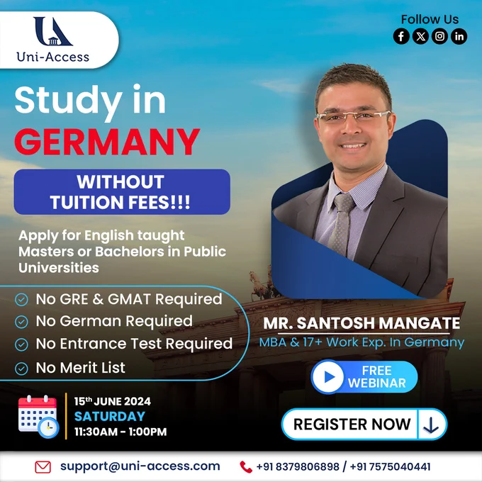 Free Webinar | Best Overseas Education Consultant in India | Uni-Access