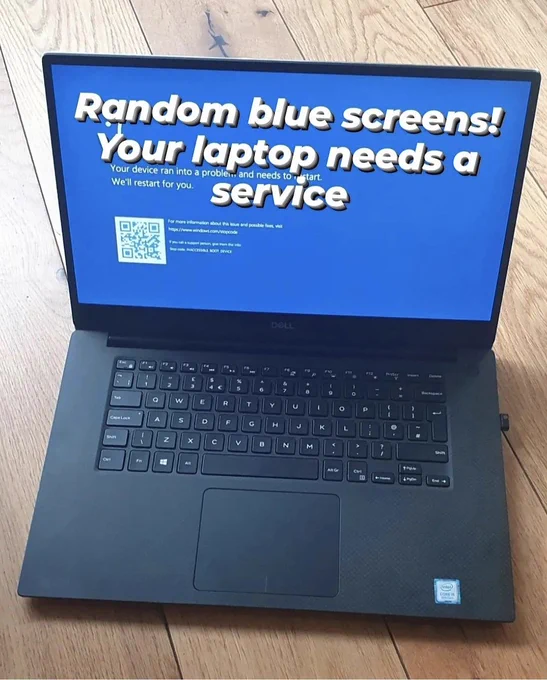 Laptop blue screen errors fix Manchester 