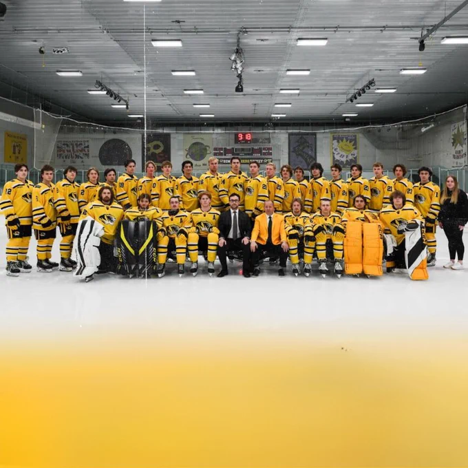 The Mizzou Club Hockey Team at the Final Four tournament during spring semester