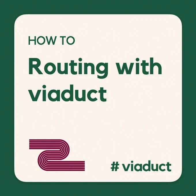 HowTo: Routing with viaduct