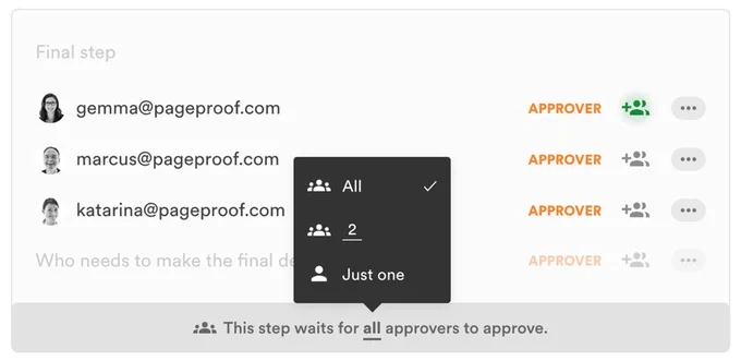 Multiple approvers has been launched as a new feature as a part of PageProof's birthday release. 