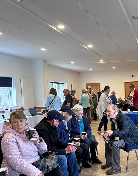 Clients and Exhibitors attending the Living Well with Sight Loss Event North Devon.