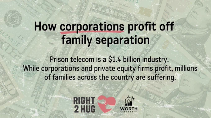 How corporations profit off family separation.
Prison telecom is a $1.4 billion industry. While corporations & private equity firms profit, millions of families across the country are suffering.