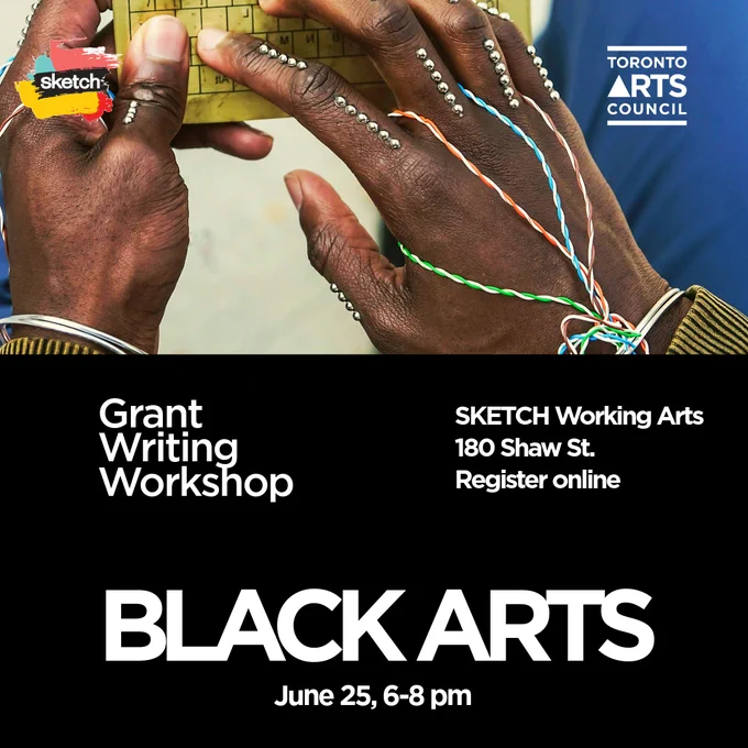 The image showcases hands adorned with jewelry, holding a paper. The information about the workshop is inlaid on the image.