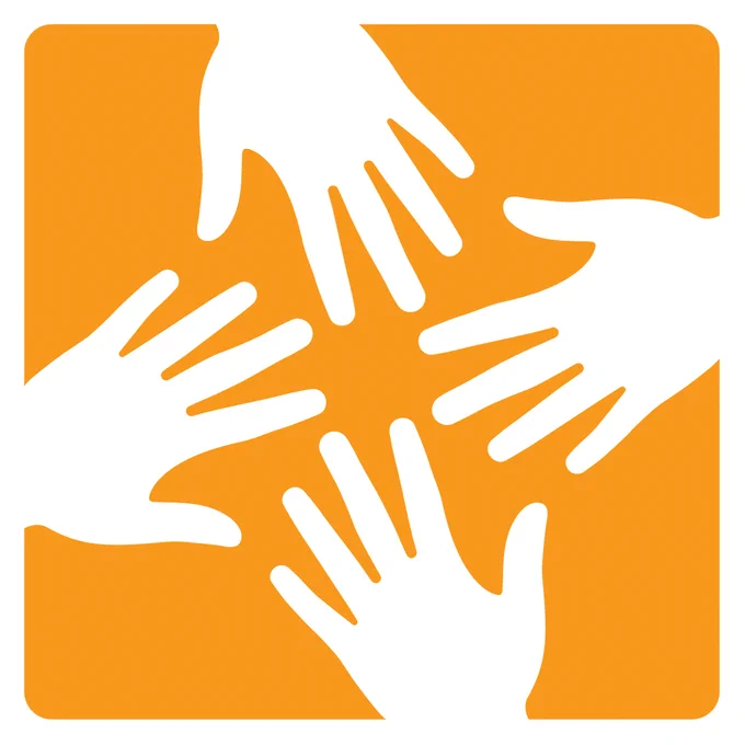 PIH Logo: 4 hands reaching toward each other 