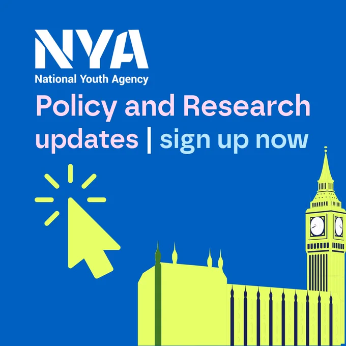 A graphic showing the houses of parliament along with the caption "Policy and Research updates, Sign up now"