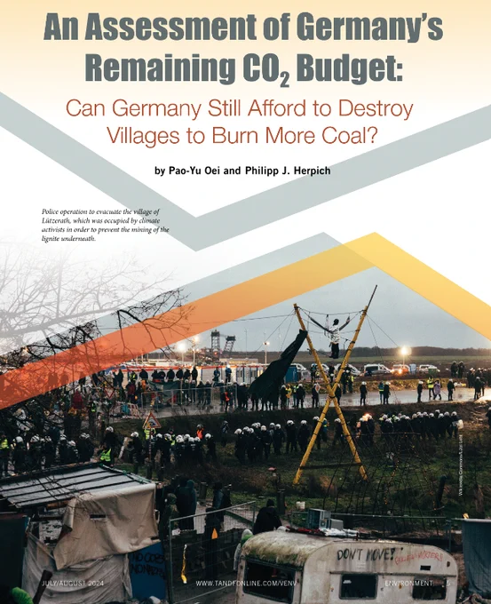 The cover of our article showcases protestors trying to safeguard the village Lützerath against police forces