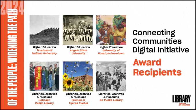 Of The People: Widening The Path Connecting Communities Digital Initiative Award Recipient Graphic