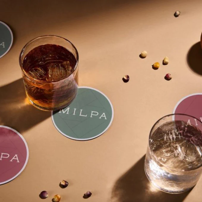 Milpa whiskey brand and bottle design in collaboration with Monograf Studio