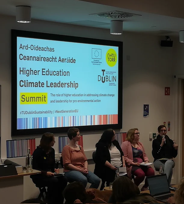 Photo of five panelists