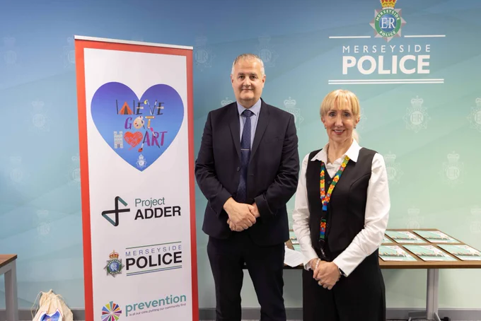 Detective Superintendent Paul Speight and Inspector Susan Stribling from Project ADDER
