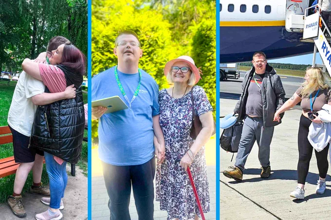 This isn't just a story about a holiday; it’s about Lukasz being reunited with his family in his home country after 18 years.