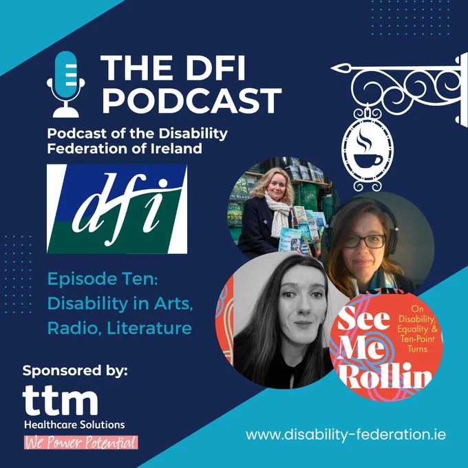 DFI Podcast episode artwork featuring pics of guests JOanna, Lottie and Susan along with the DFI logo and light and dark blue background along with the logo of our podcast sponsor TTM Healthcare. 