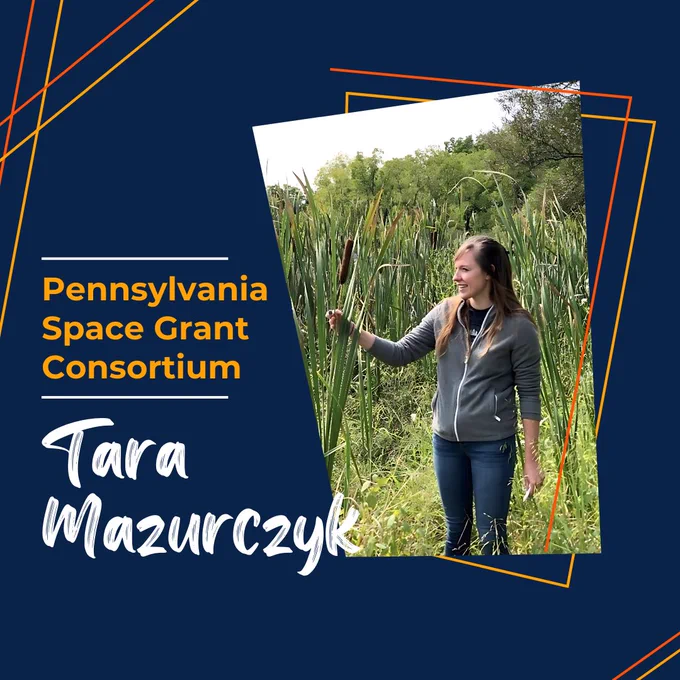 Image Description: Tara M. at Millbrook Marsh in State College, PA examining the surrounding vegetation