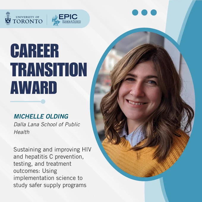 Michelle Olding is the recipient of the 2024 EPIC Career Transition Award.