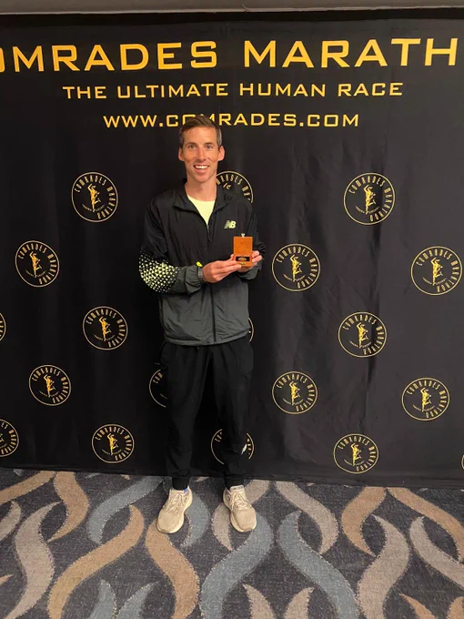 Andy Davies 5th at the recent Comrades Marathon