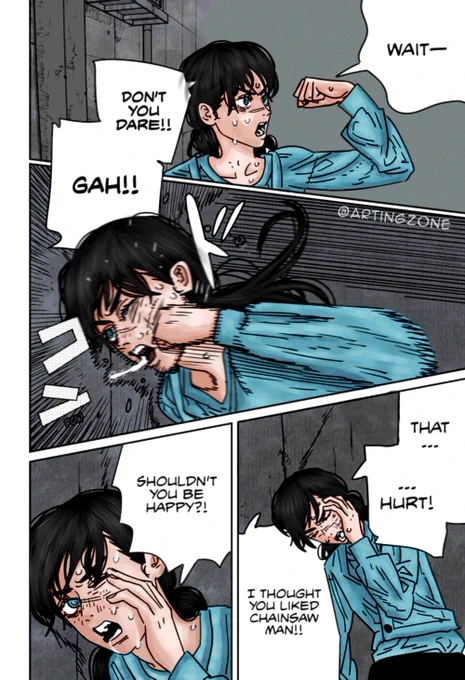 Chainsaw man chapter 168 colored page for@SoggyCream713 