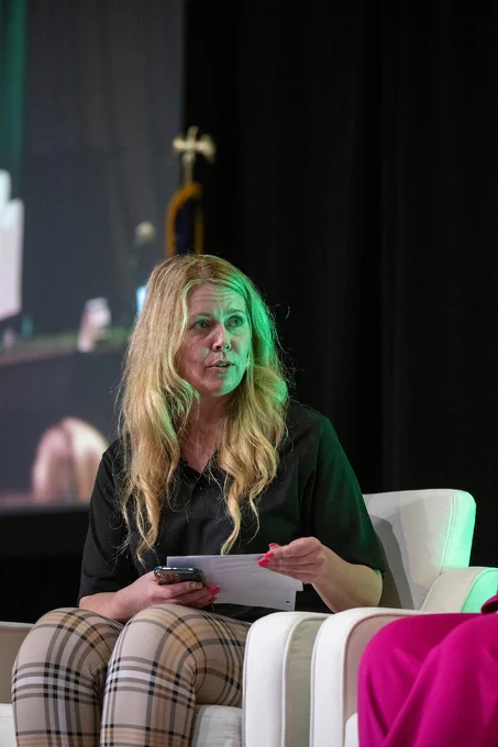 NAI Executive Director Jamie Renee moderates the USPTO Women in Entrepreneurship Panel at the National Academy of Inventors' 13th Annual Conference.