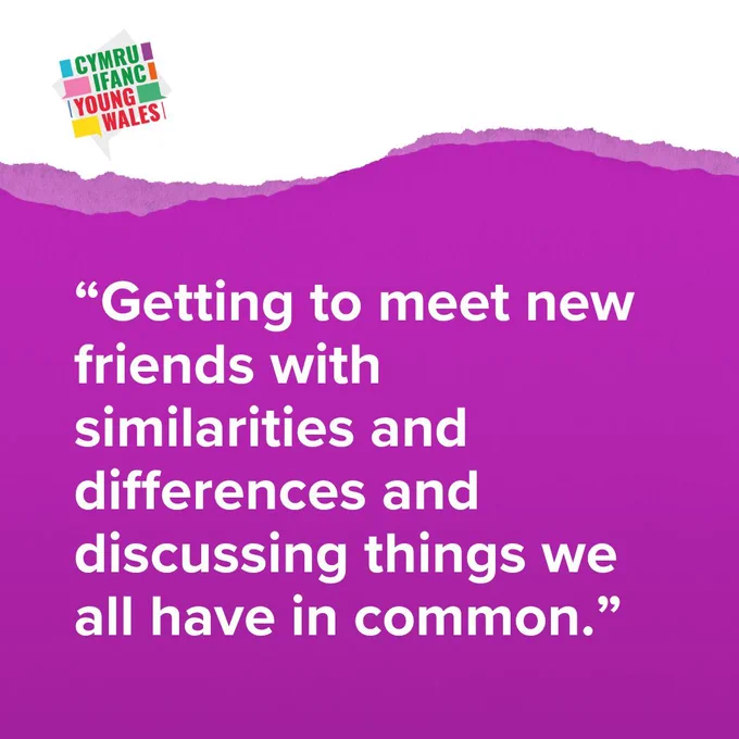 “Getting to meet new friends with similarities and differences and discussing things we all have in common.” 