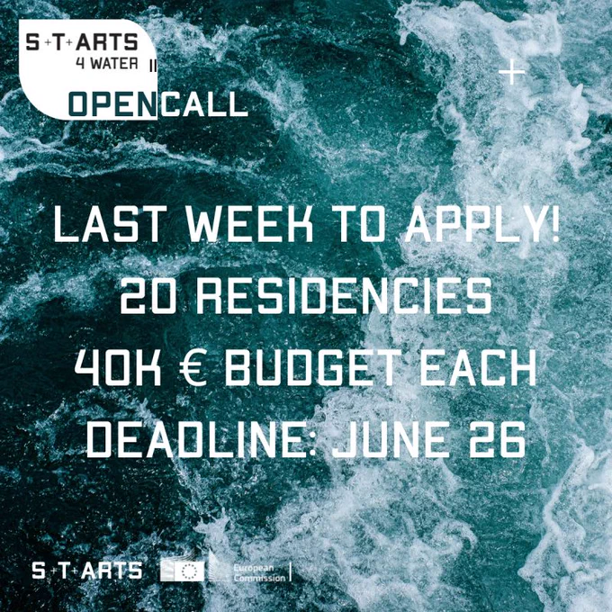 Don't miss out! Apply now for open call before the deadline next week.