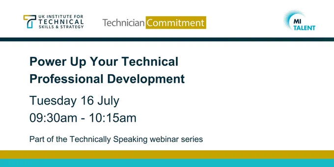Power Up Your Technical Professional Development  📅 16 July, 9:30am-10:15am 