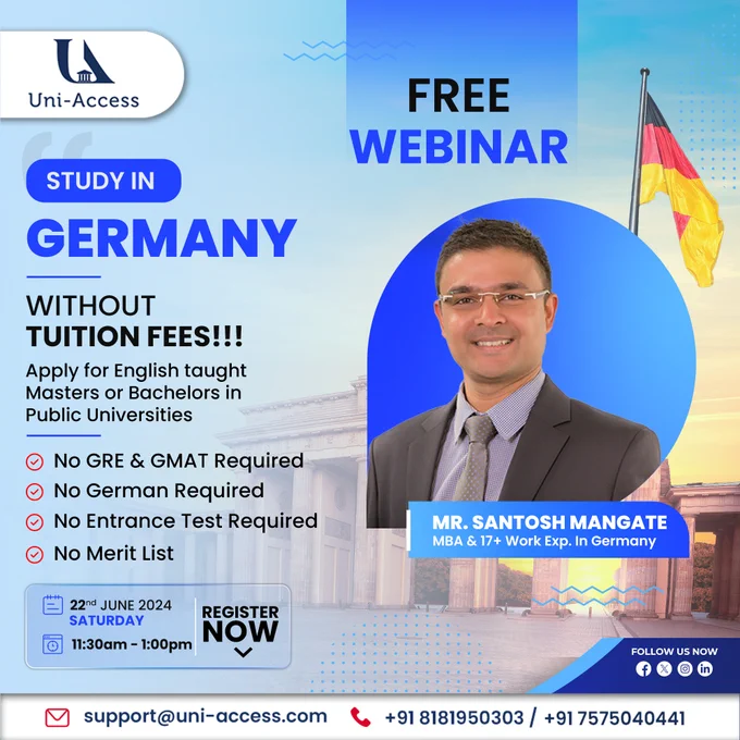 Free Webinar | Best Overseas Education Consultant in India | Uni-Access