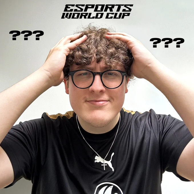 Uncle Bill with a confused expression on his face wondering where the qualifier dates are for Rocket League at the Esports World Cup.