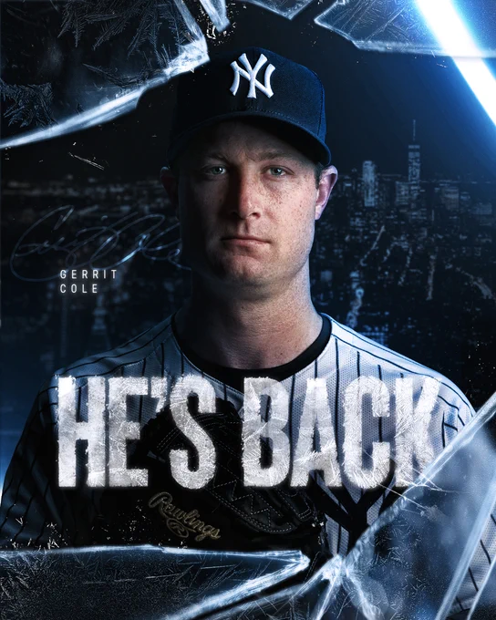 He's Back - Gerrit Cole. 
