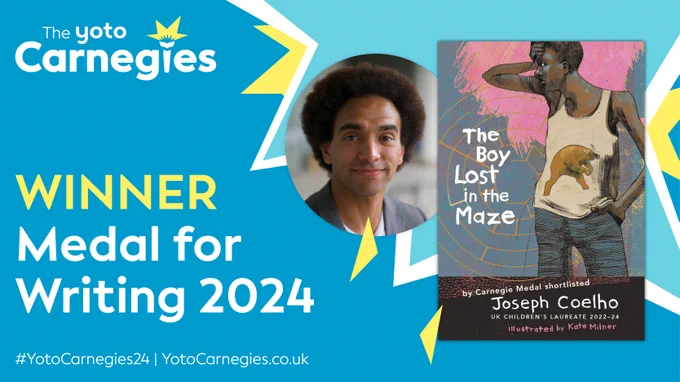 Graphic of winning book of Medal for Writing 2024