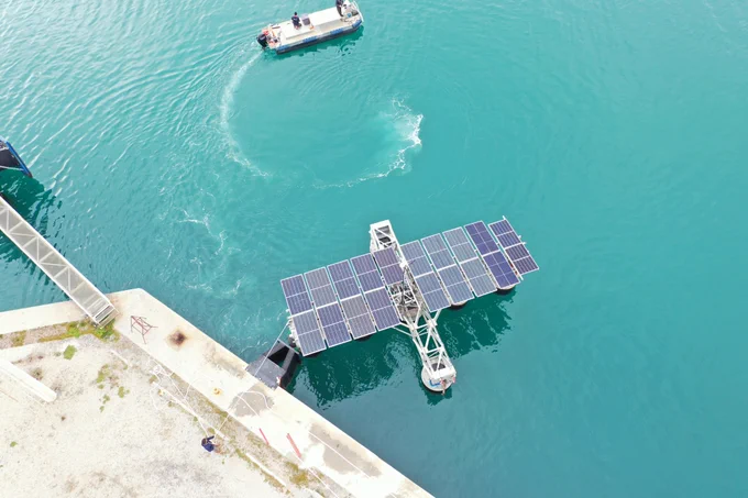 Démonstrateur présenté à Sun'Sète
Crédit photo : Solarinblue