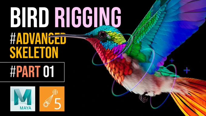 how to rig a bird in Maya with Advanced Skeleton
