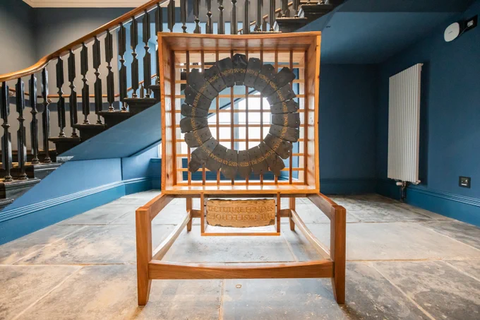 Spirit Case sculpture, Edinburgh Futures Institute
