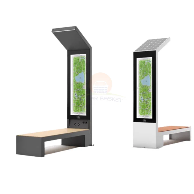 Customizable Solar Benches with Advertising and Branding space, Illumanation, Charging Wi-Fi and or CCTV etc features.
