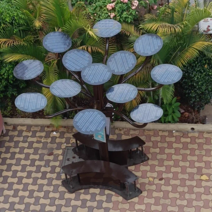 Solar Tree with seating benches