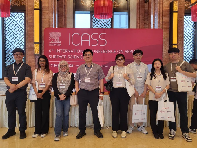 6th International Conference on Applied Surface Science, ICASS in China.