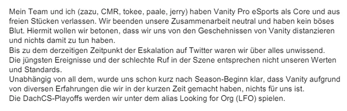 Statement
